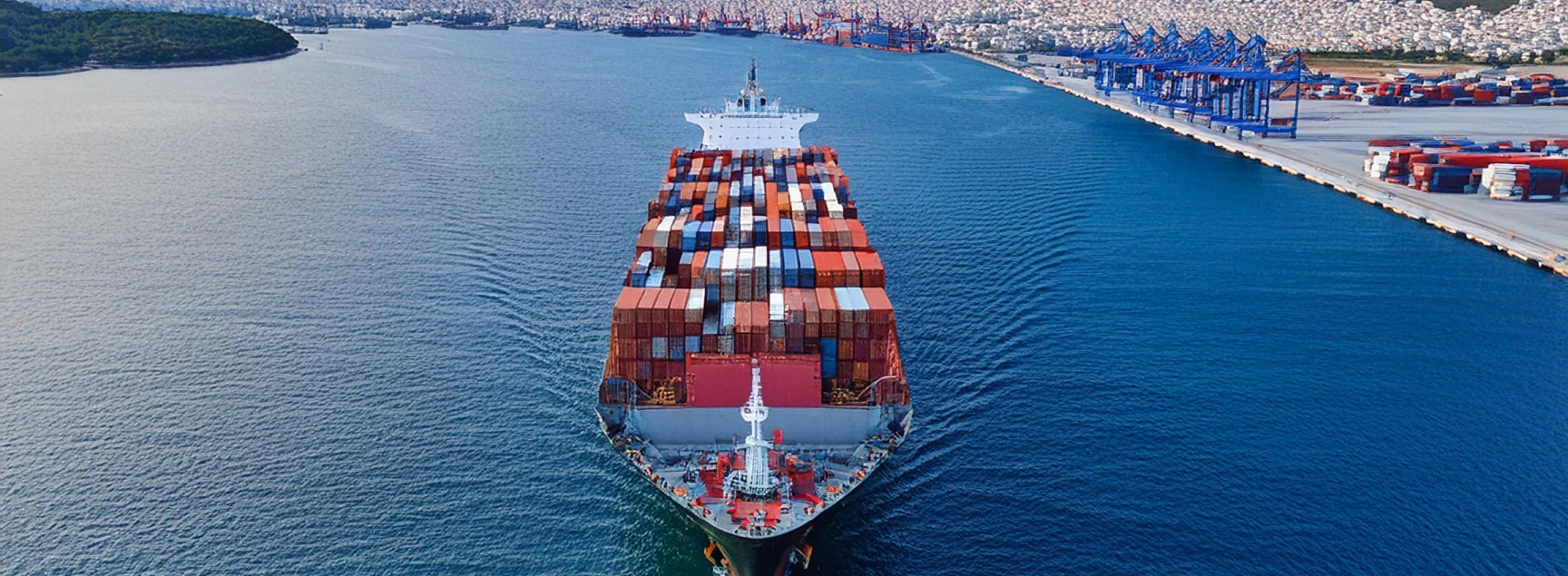 cargo ship on sea